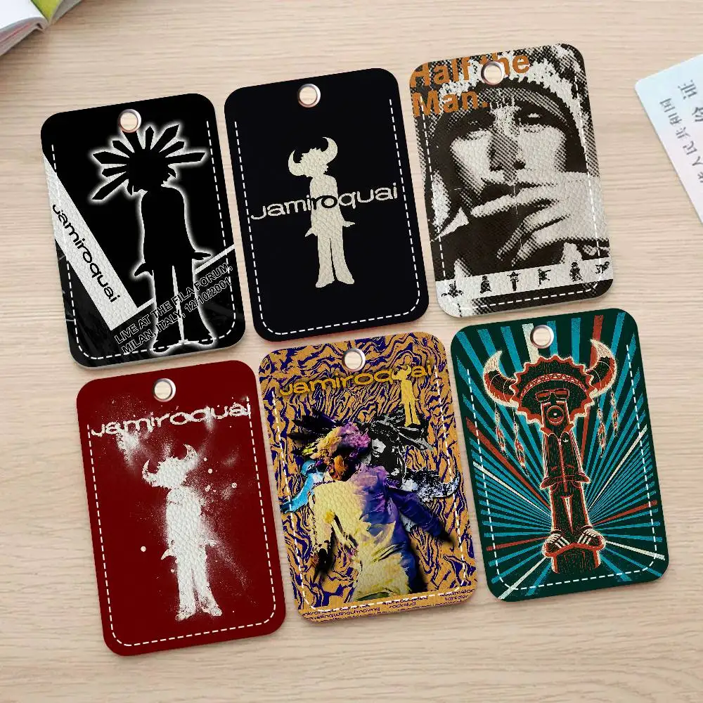 Rock Band J-JamiroquaiS Credential Cute Cartoon Inteated Elevator Card Acc Control Card Keychain Protective Cover Gift Keychain