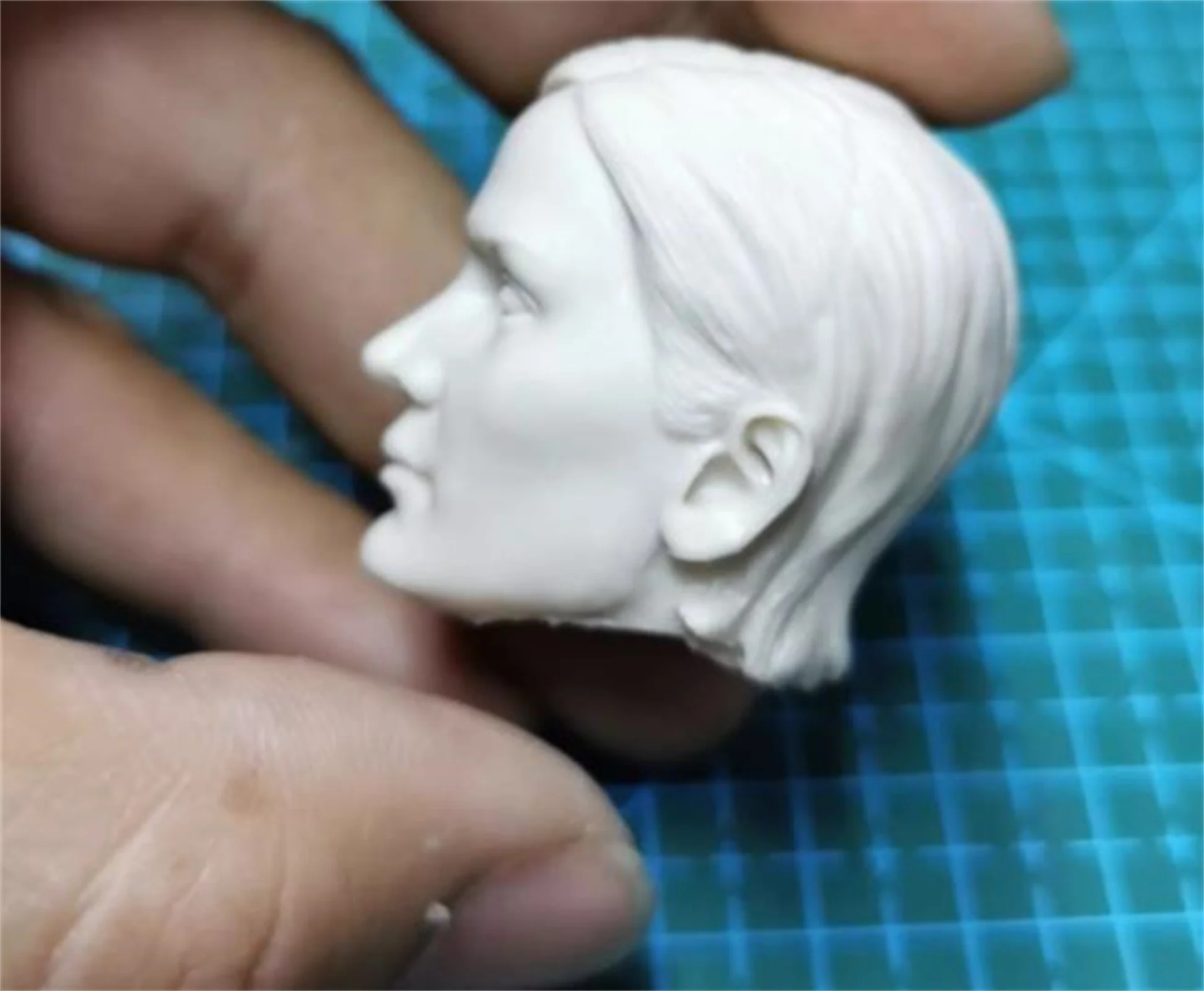 Некрашенная 1/6 масштабная женщина-солдат Кэрри-Дне Мосс голова лепка Азия для масштаба 1:6 голова фигурка тело хобби игрушка