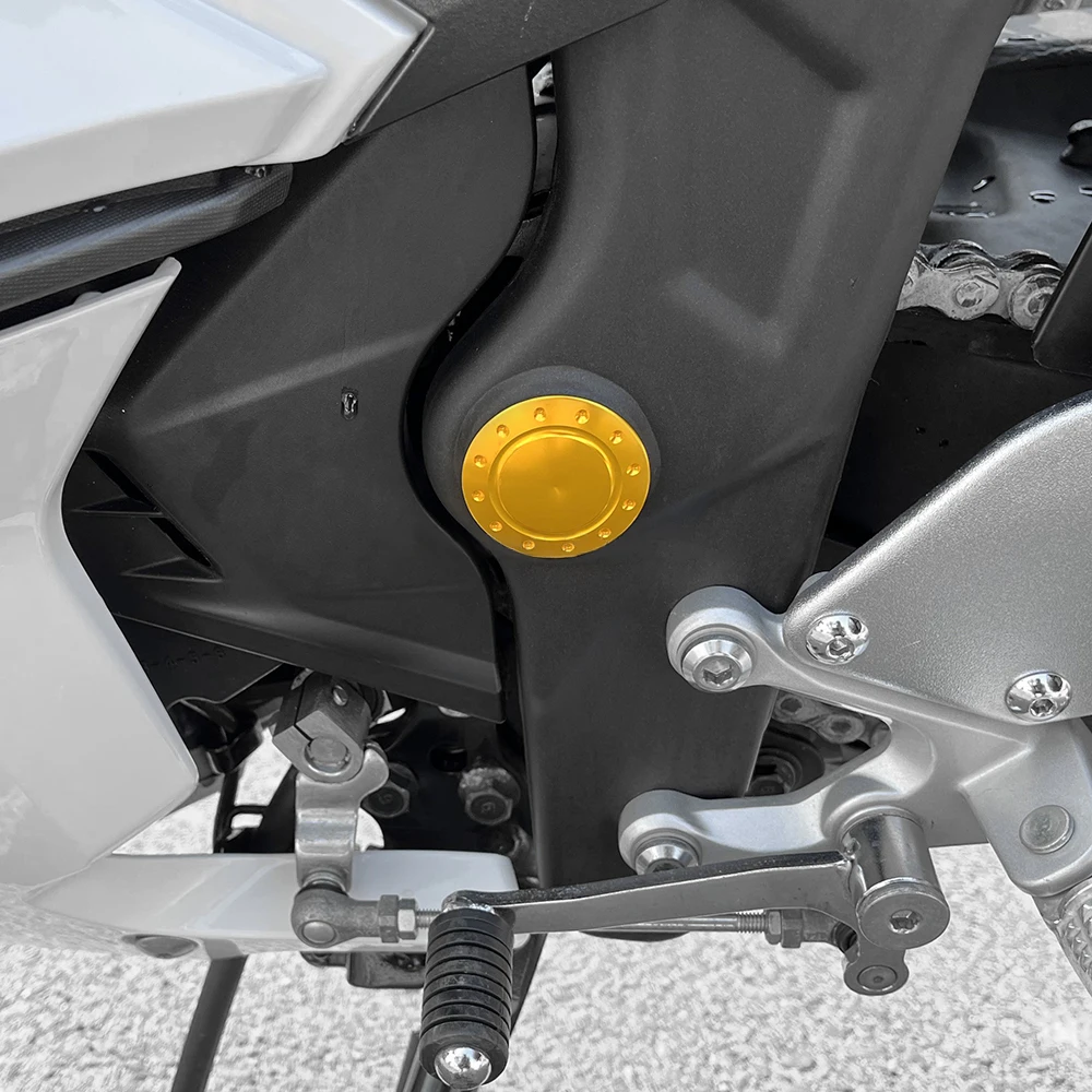 

Motorcycle Frame Hole Cover Caps Plug For YAMAHA YZF R3/R25 MT-03/MT-25 R3 R25 Swing Arm Pivot Filler Covers Decorative Caps