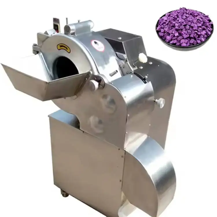 

Food Grade Vegetable Cutter Machine for Potato Strawberry Cabbage Root Vegetables Frozen Meat Adjustable Cutting Size