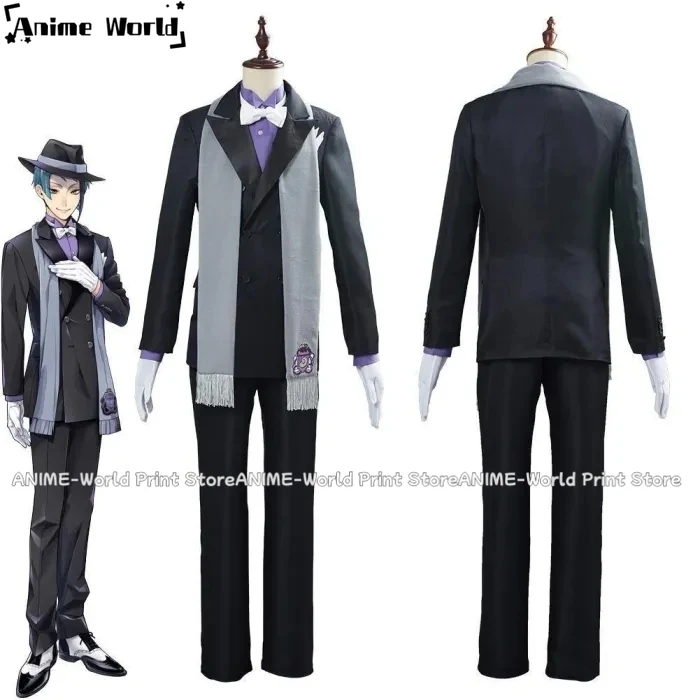 

《Custom Size》Game Twisted Wonderland Jade Leech Suit Cosplay Costume