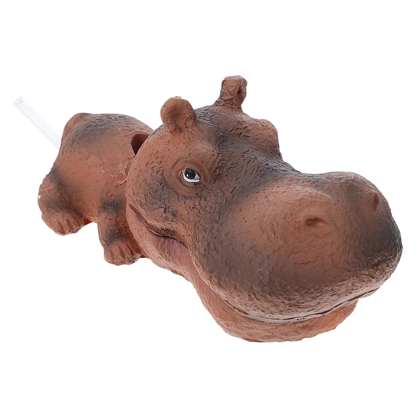 

1Pcs Resin Hippo Decor Aquarium Ornament Fish Tank Resin Craft Hippo Sculpture Fish Tank Supply Aquarium Decor