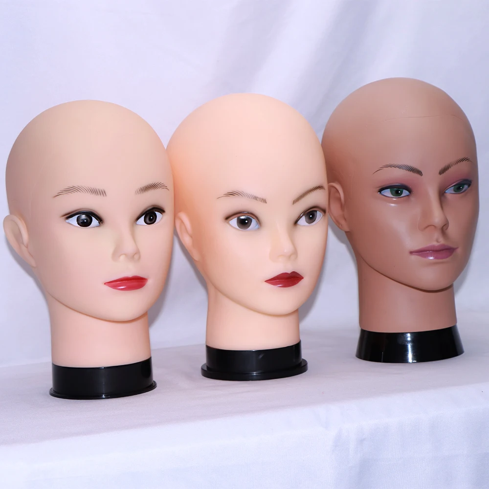 Kaal Mannequin Training Hoofd Met Standaard Statief Afrikaanse Oefenpop Hoofd Met Stand Verstelbare Pruik Statief Krijgen T Pins Pruik Installeren kit