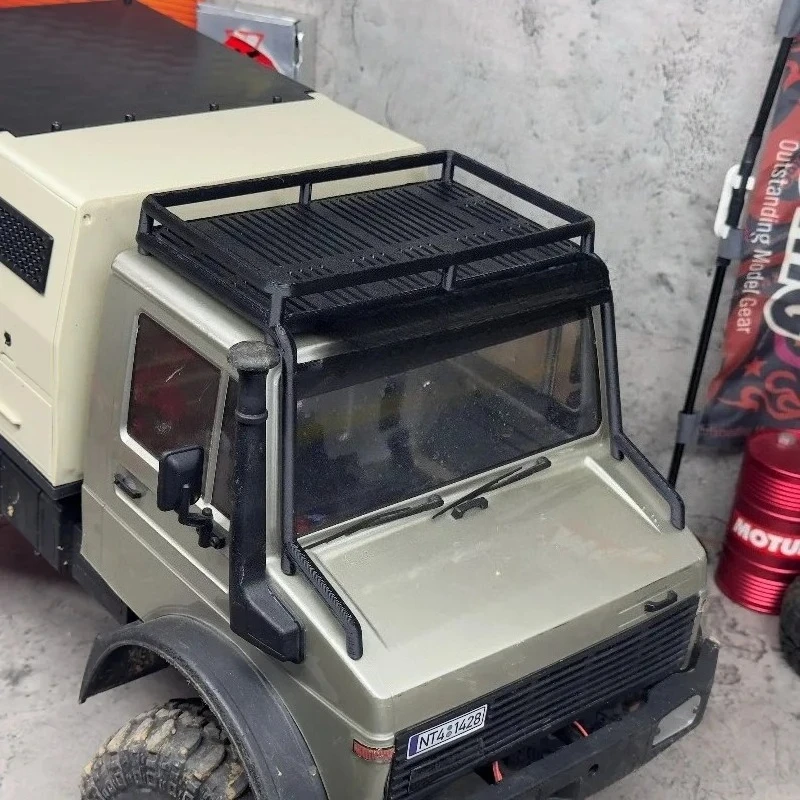 Soft 90 Silicone Roof Roll Cage Upgrade Parts for 1/10 CROSSRC Unimog NT4 NT6 RC Rock Crawler, Universal Model Car Accessories