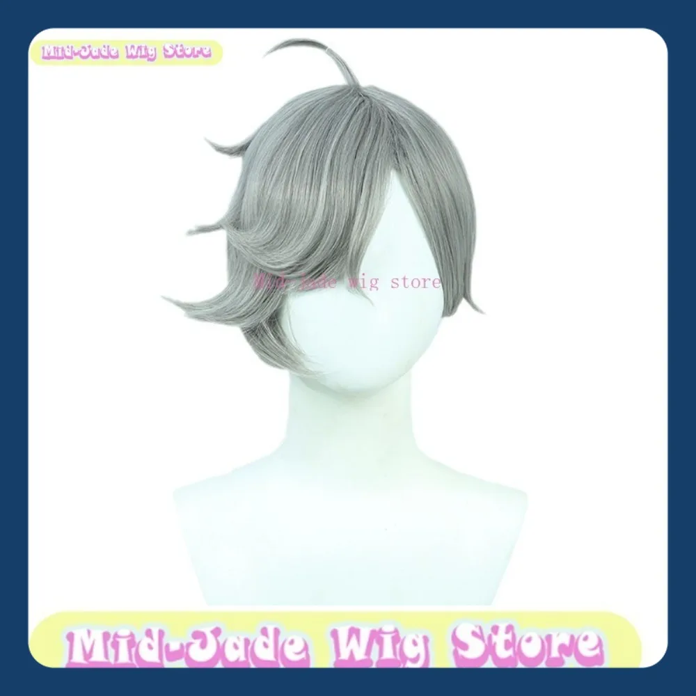 Mid-Jade Pruik Winkel Nijisanji Kanae Priest Ver. Cosplay Pruik Anime Spel Rollenspel Halloween Party Kostuum Rekwisieten Synthetisch haar