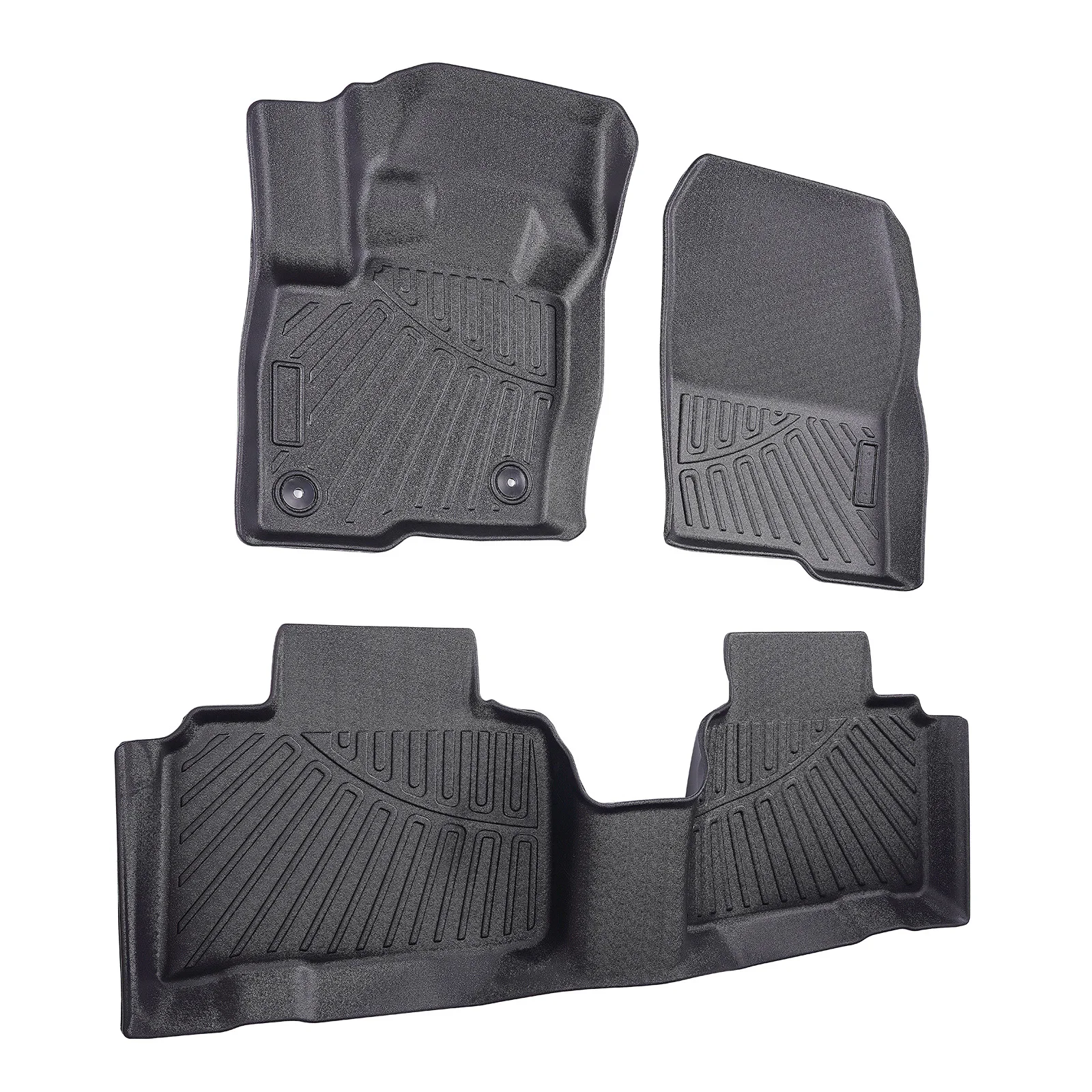 Floor Mats Liners Unique Black TPE fit for Ford for Edge 2015-2023 2024 All-Weather