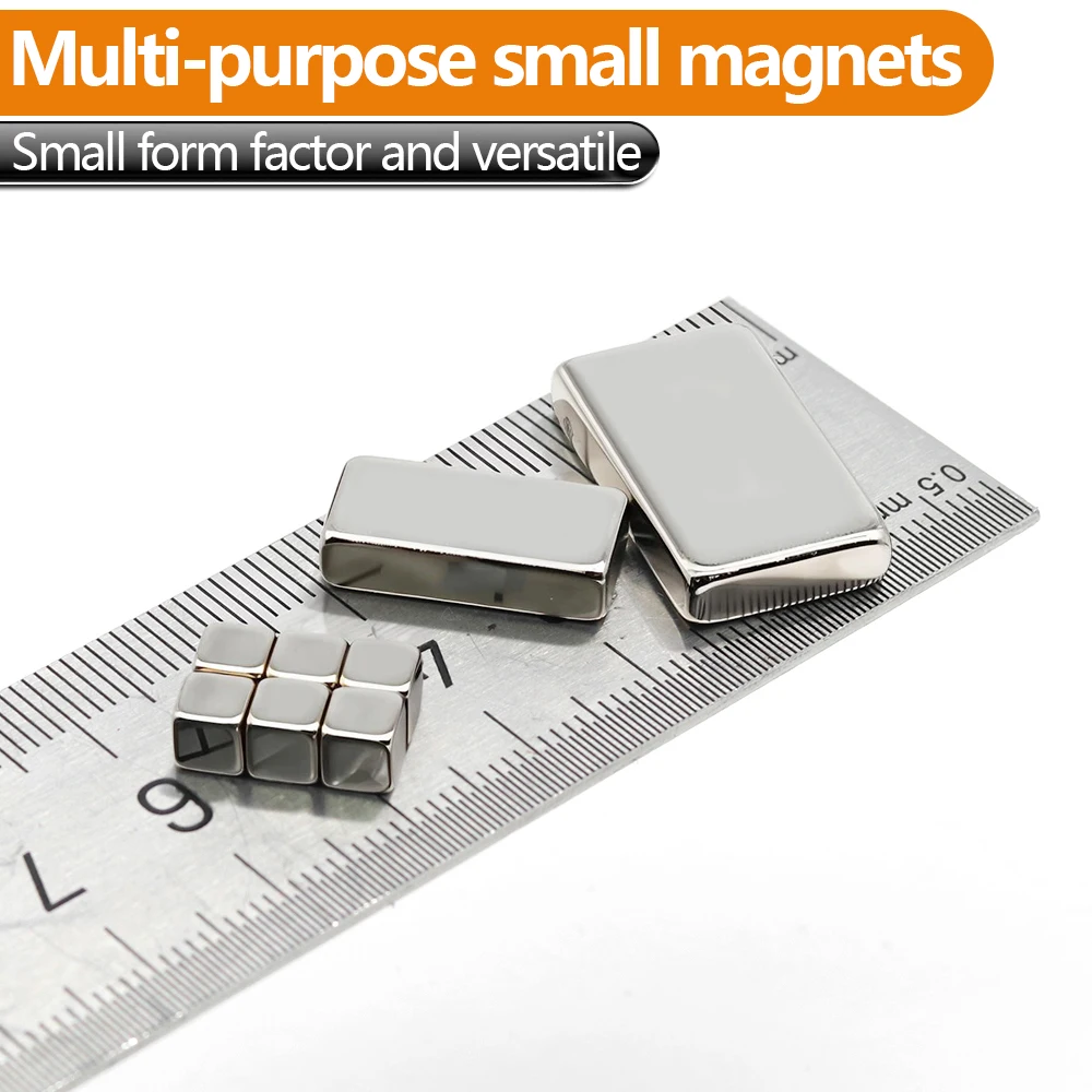 Super Powerful Small Neodymium Magnet Block N35 NdFeB Strong Permanent Magnetic imanes Refrigerator Magnets Office magnets