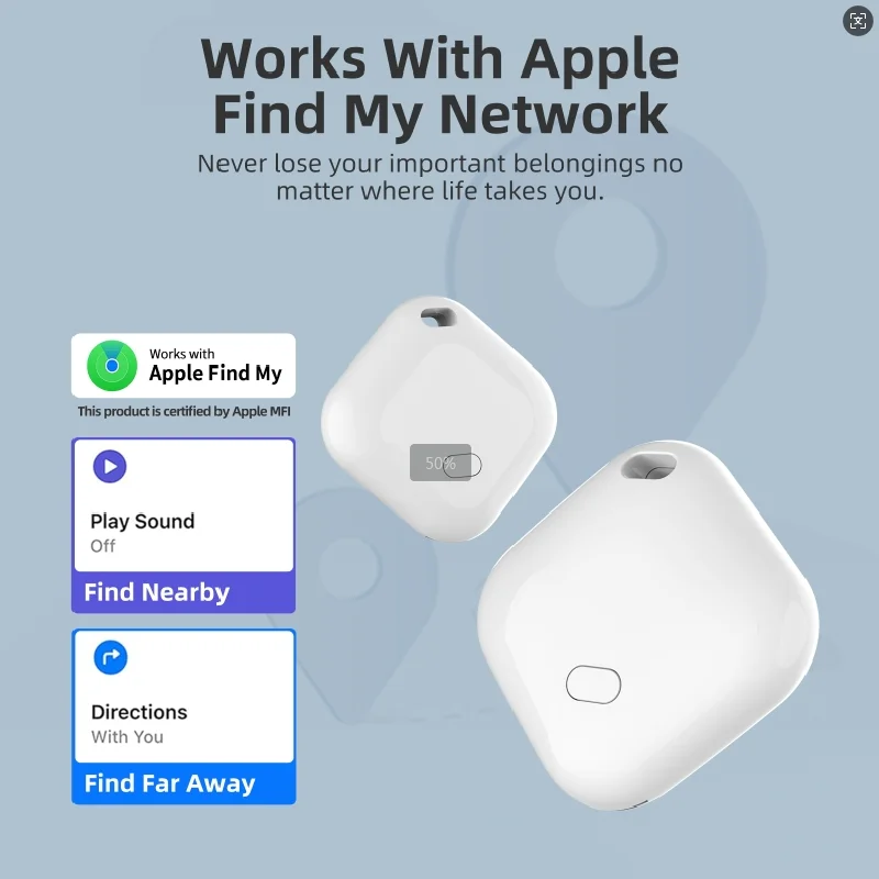 Мини-смарт-тег iOS Airtag GPS-трекер положения детский поиск домашних животных ключевое устройство анти-потерянный локатор сигнализации работает с Find My for apple
