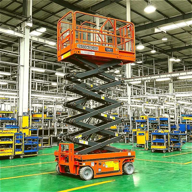 Multi Function Scissor Lift Platform Mobile Fully Automatic With Extendable Platform For Versatile Work Customized
