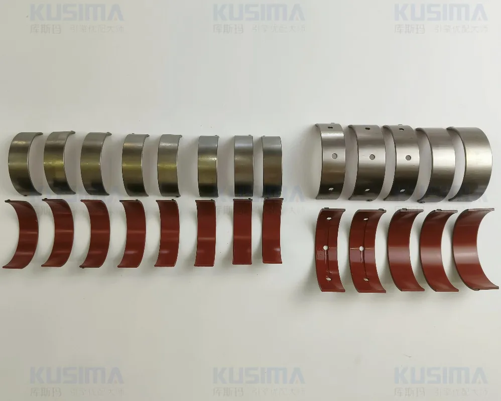 M177 M176 Red Coated Engine Bearing Crankshaft Main Bearing Connect Rod Bearing for Mercedes Benz 177 176 4.0 V8