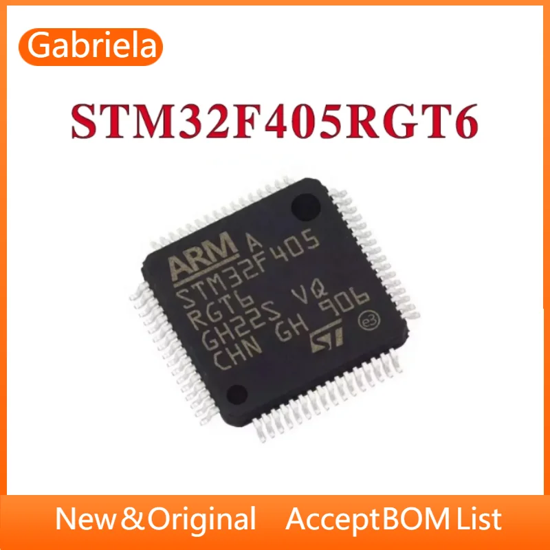 

5 PCS STM32F405RGT6 IC MCU Chip LQFP-64