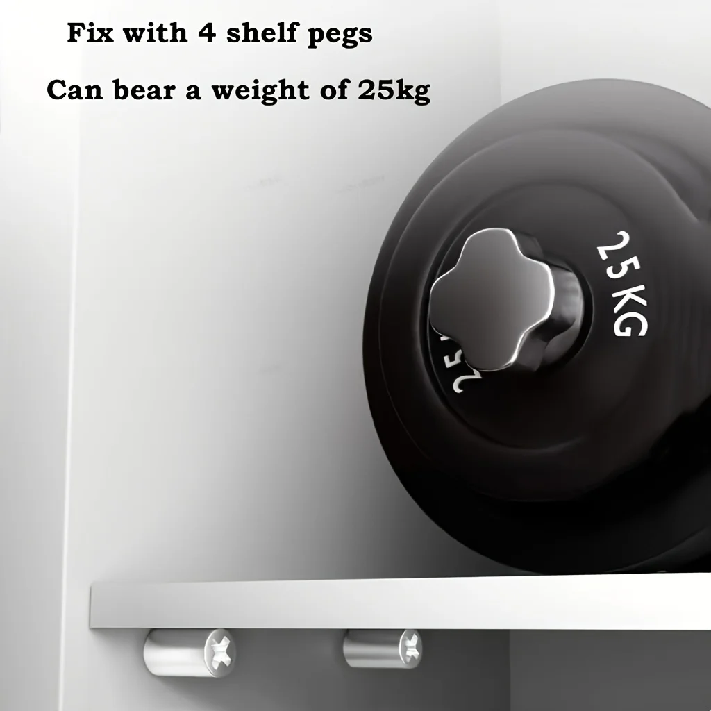 50 قطعة دبابيس دعم الرف، دبابيس للأرفف في الخزائن والخزائن وأرفف الكتب وأرفف الكتب والأثاث #6