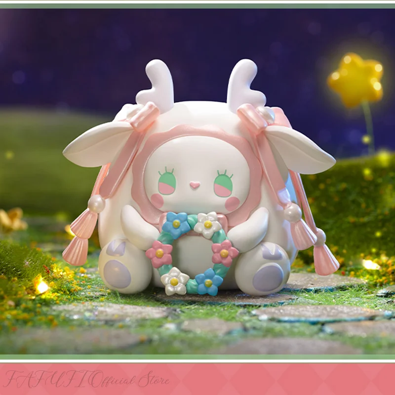 Emma sorte série ovo kawaii cego caixa de adivinhar saco caixa mistério brinquedos boneca bonito anime figura bonito ornamentos desktop presente coleção