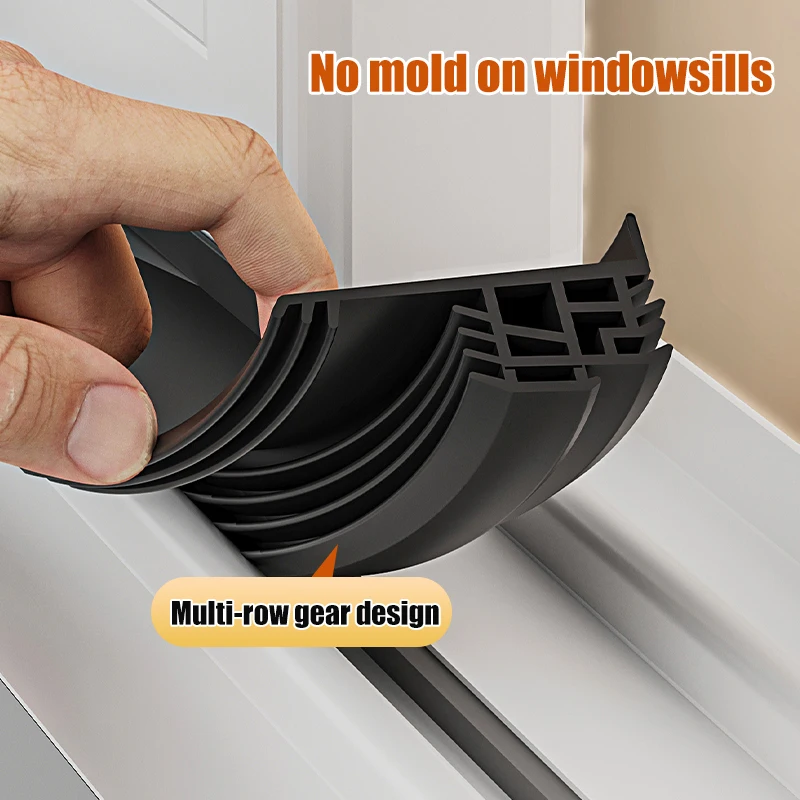 1.1 متر يندبروف شريط عازل TPE ويندوز شرائط الاحتفاظ بالمياه الحرارة الباردة مقاومة نافذة منزلقة الطقس قطاع سهلة التركيب