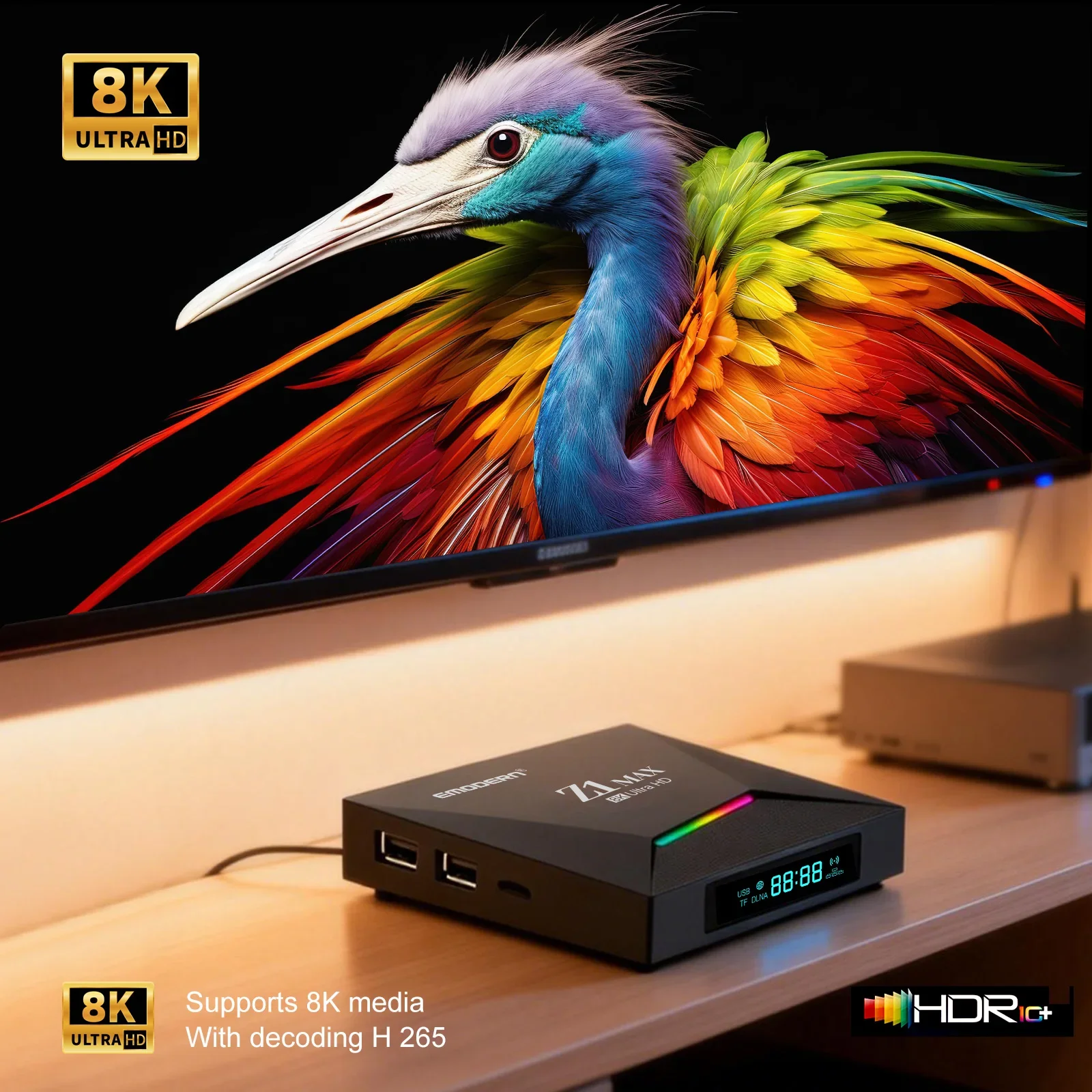 Z1 Max TVボックス Android 15 iptv Allwinner H618 クアッドコア 4G