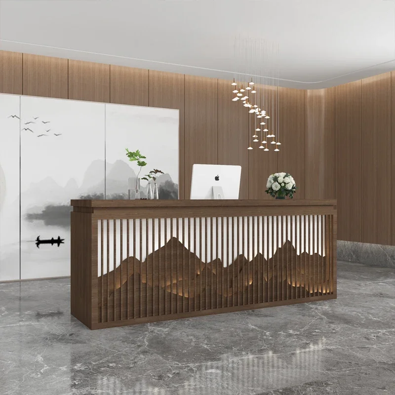 

Universal Reception Counter Cash Register Tables Business Desk Clothing Store Italian Computer DesksBusiness Hotel Furniture