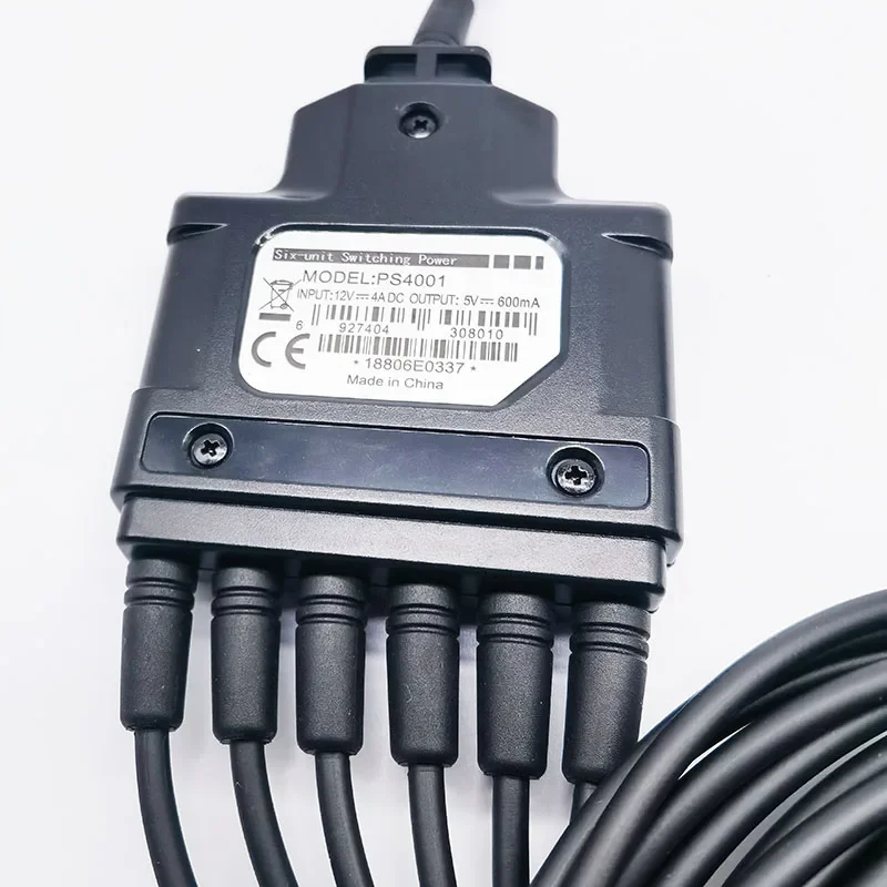 Adaptador de Cable de cargador multifuncional de 6 vías para HYT Hytera TC310, TC320, TC-310, TC-320, Radio bidireccional