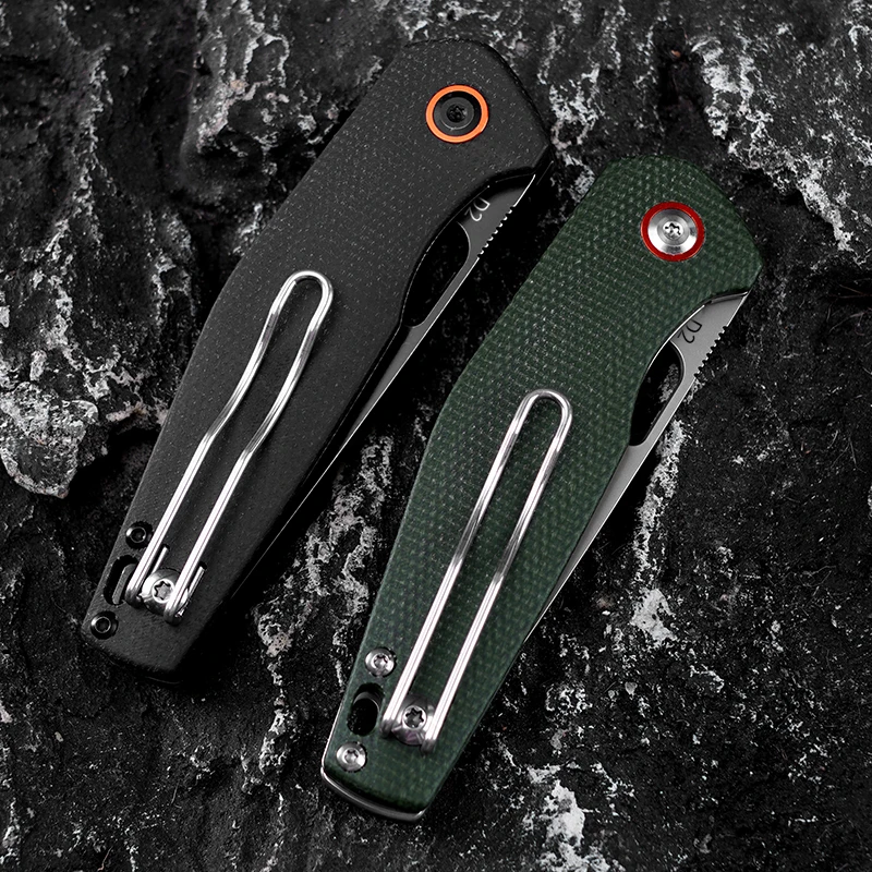 FREETIGER D2 Folding EDC Knife Survival Multitool for Tactical Hunting Camping Compact Utility Box Cutter Hand Tool FT939