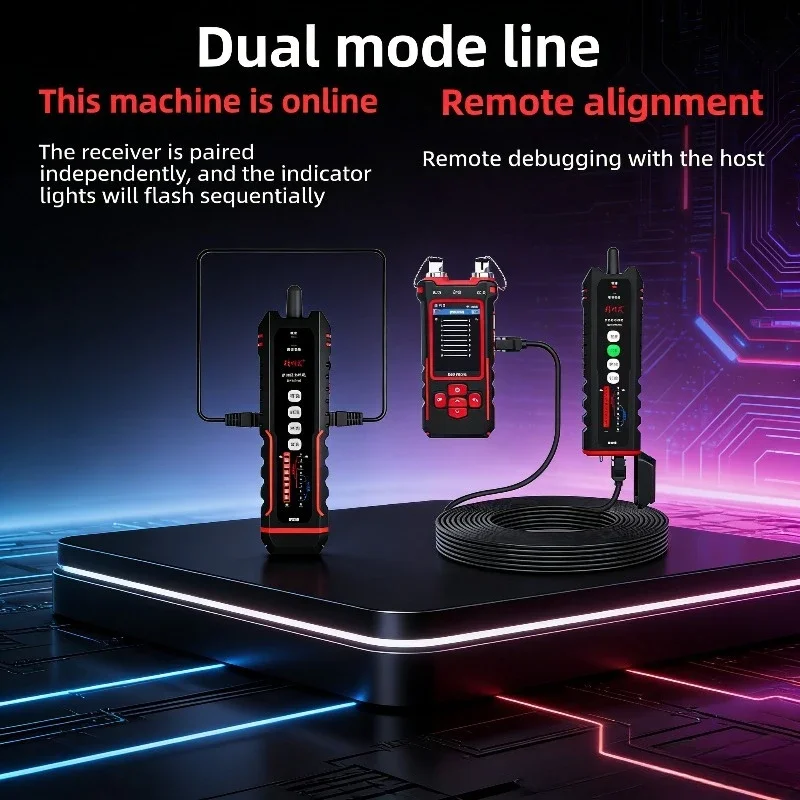 NOYAFA NF-859GT All-in-one Network Cable Tester Optical Power Meter Red Light VFL Cable Length Breakpoint Finder Wire Tracer