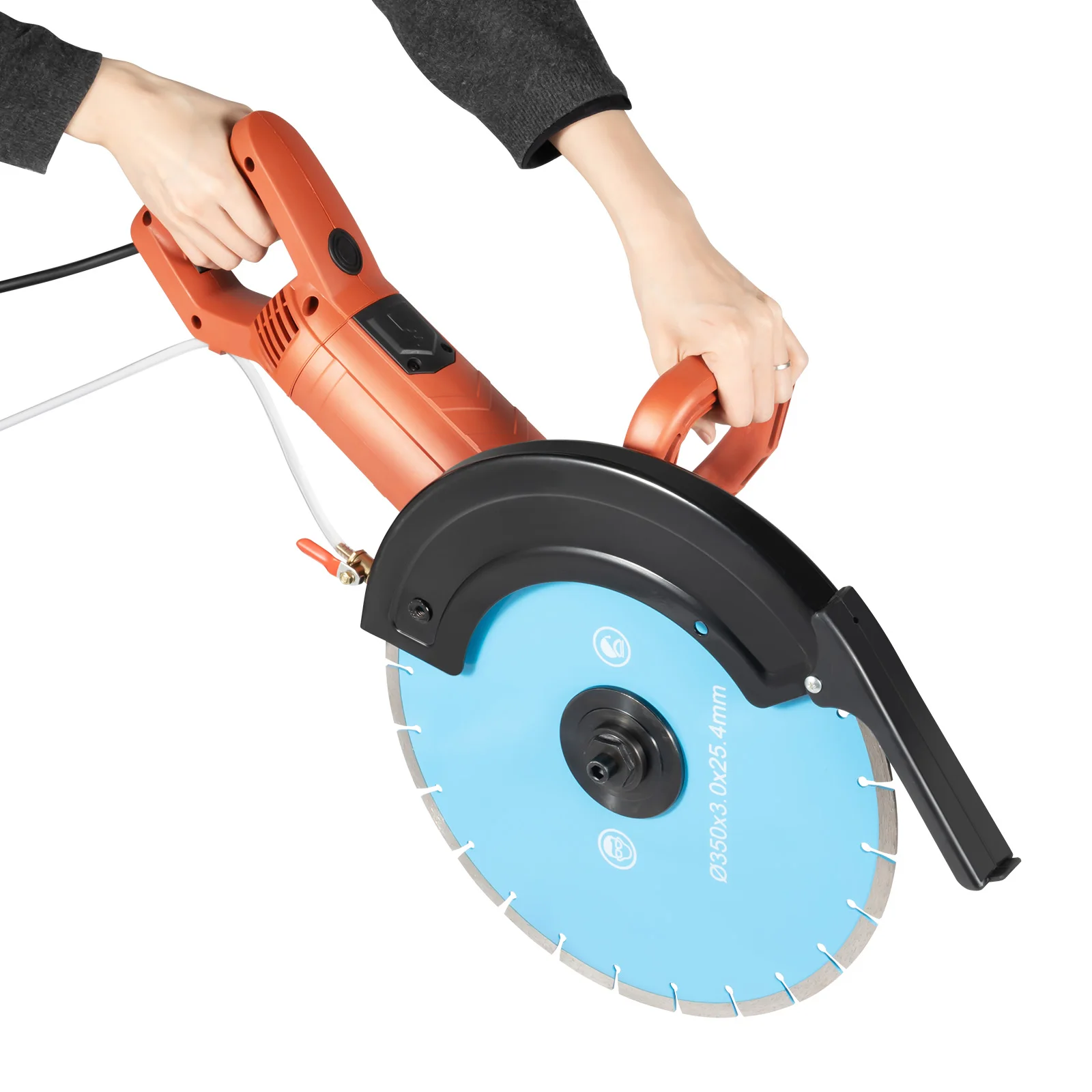 CNCEST Handheld Single Piece Concrete Saw  Concrete Saw Wet and dry Stone Cutting Machine Slotting Machine