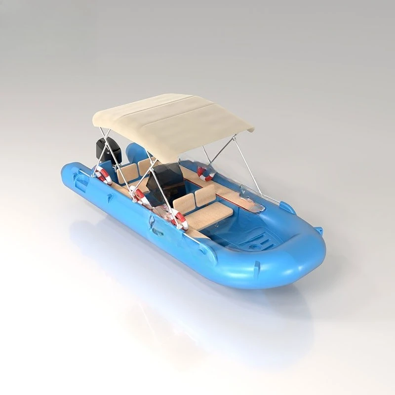 4.5M Rotomolded Rescue Boat Patrol Emergency Lifeboat Recreational Fishing Aquaculture Fishing Boat