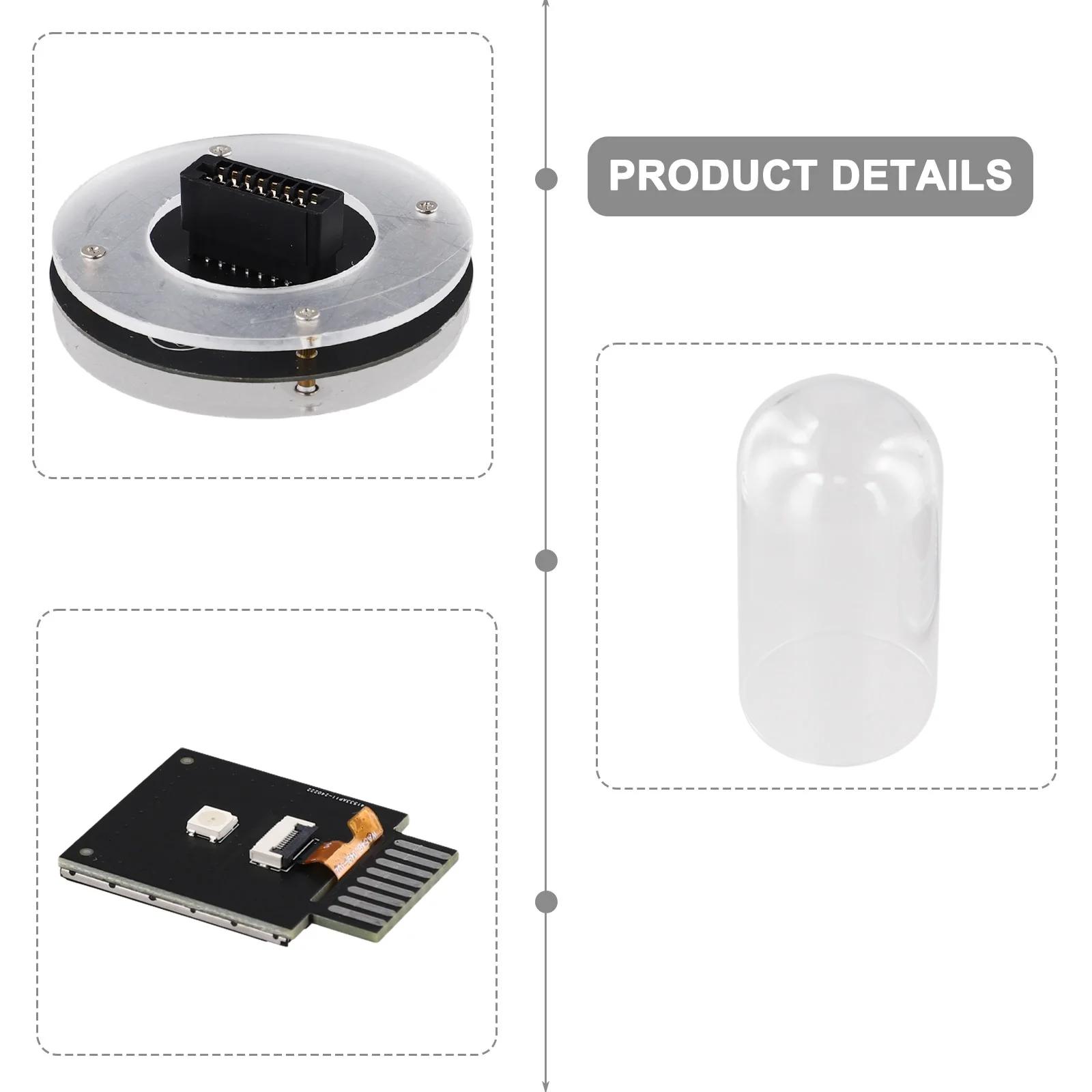 Glow Smart Optical Tube Clock WIFI Networking Automatic Update Digital Computer Electronic Album Table Clock Desktop Ornament