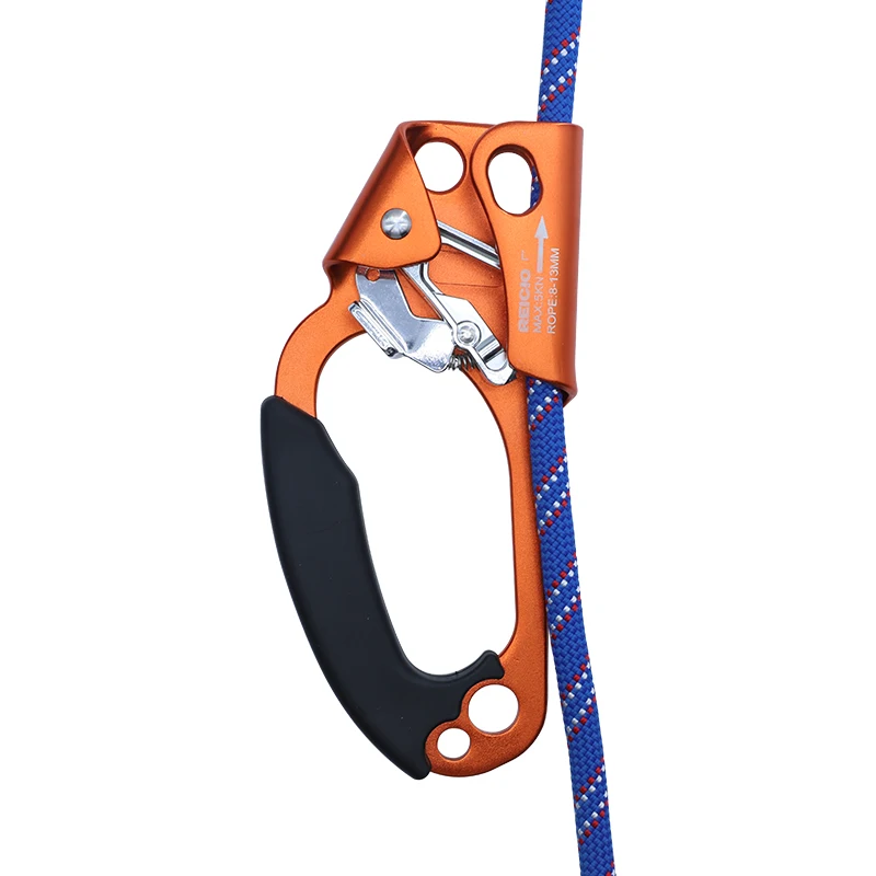 Handheld Outdoor Ascender For Climbing Hand Gear With Grab Rope Fall Protection Equipment For Rock Climbing