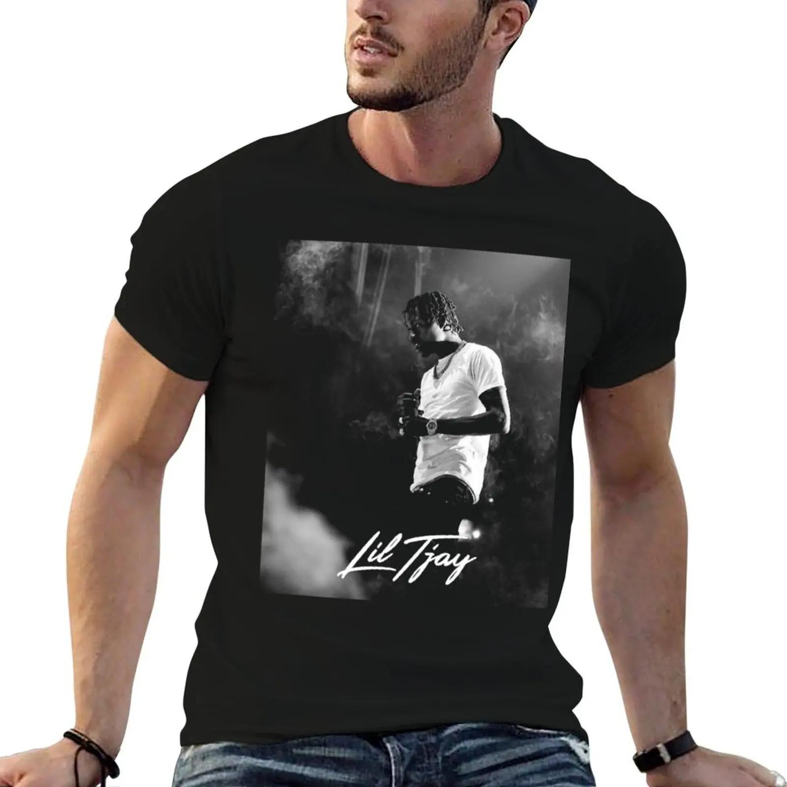 

Lil Tjay T-Shirt t shirt man casual men t shirt cotton 100% t shirts for man graphic funny T-shirt