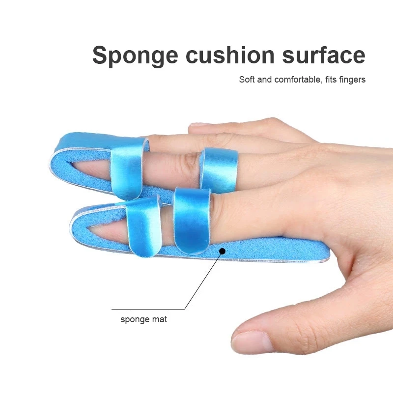 Finger Sponge Splint Brace Phalanx Posture Corrector Thumb Fracture Protective Support Recovery Injury Malleable Medical Belt