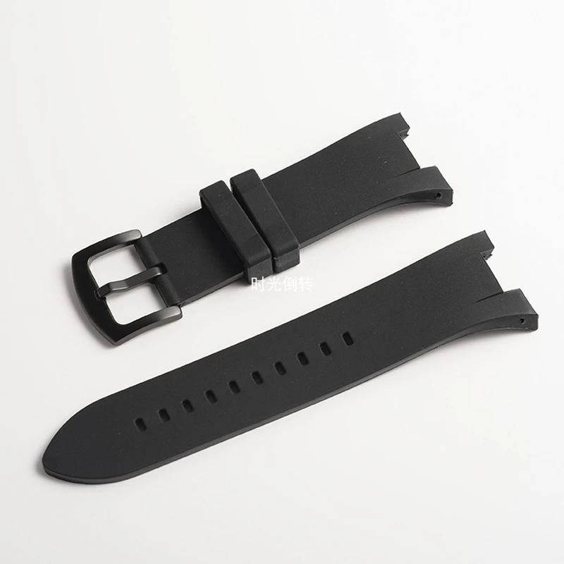 Silicone Watch Strap for Amani Ax1803 Ax1802 Ax1050 Series Rubber Watch Band Concave Accessories 31 * 13mm Wristband