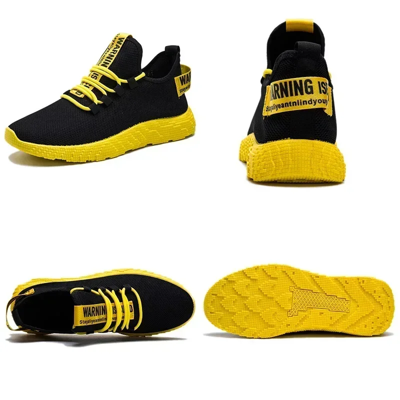 Zapatillas transpirables de malla para hombre con cordones - imagen 3