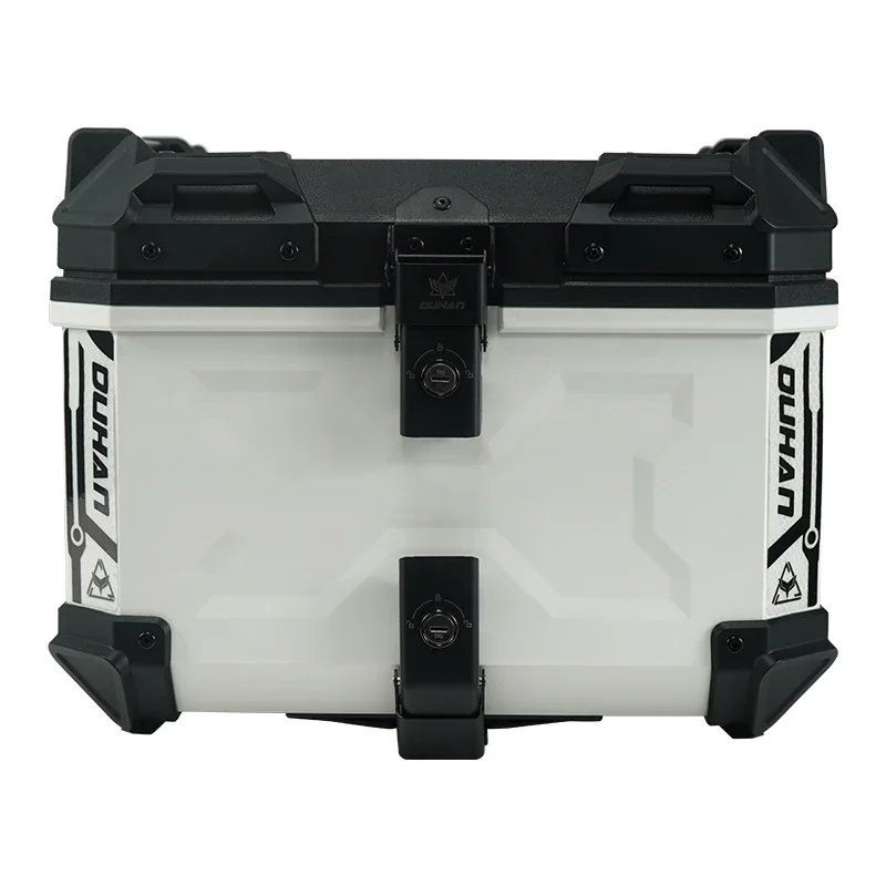 45L ABS TOP CASE Motorcycle Tail Box Luggage Rear Trunk Bracket for Adventure Motorcycle Suitcase Rear Box