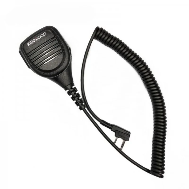 Kenwood-altavoz de mano PMN4013A, micrófono PTT, enchufe K, con conector para auriculares de 3,5mm