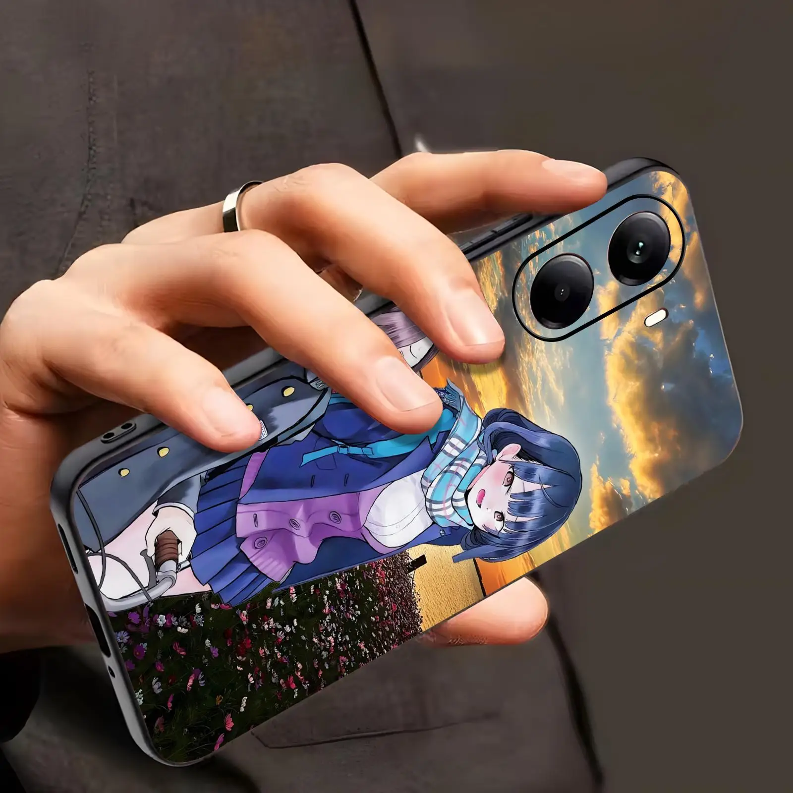 anime The Dangers in My Heart  Phone Case For Xiaomi POCO M7 M6 M5 X8 X7 X6 F8 F7 F6 Pro 5G Soft black Shockproof Cover view 3
