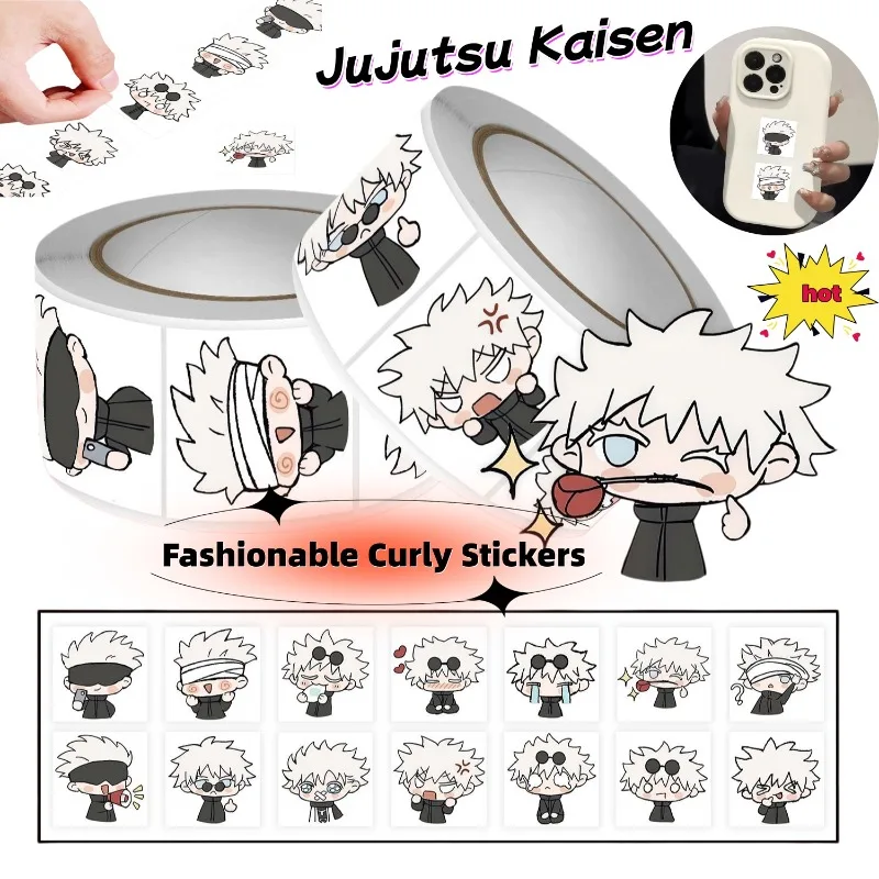 

Jujutsu Kaisen Gojo Satoru Roll Stickers Cute, Fashionable, Personalized, Creative Anime Journal Stickers Gift for Friends