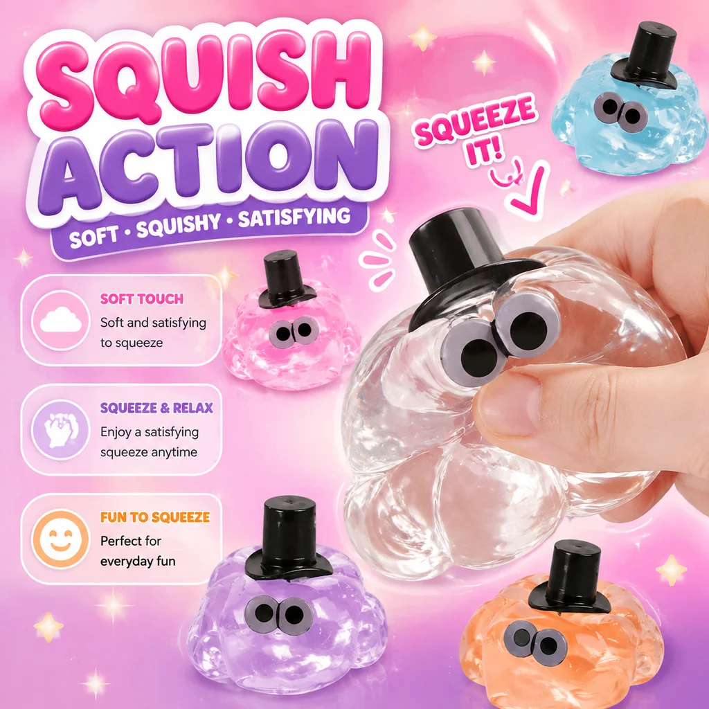 Colorful Non Newtonian Liquid Decompression Fidget Toys Kids Transparent Elastic Modeling Compound Non Toxic Crafts Squishy Toy