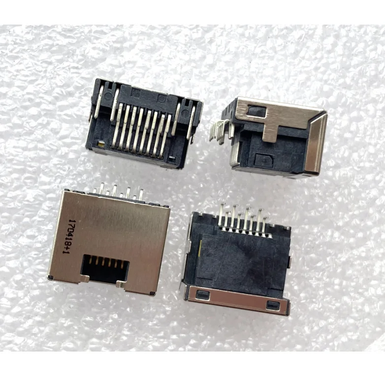 For Xinyin 2RJ3075-128211F RJ45 socket 12P with light, network interface, crystal head, female seat