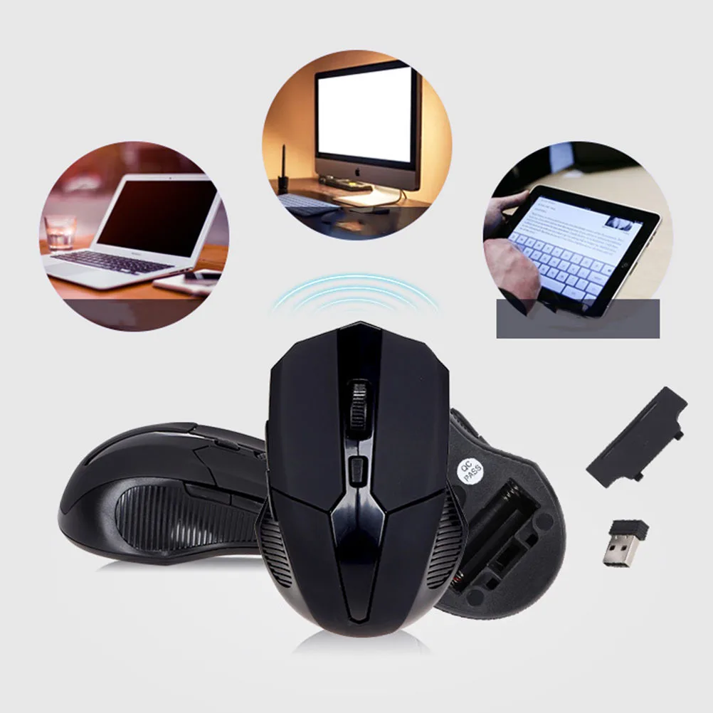 

Wireless Game Mouse Portable Foldable Computer Mouse For Laptop Thin Lightweight Ergonomic Design 10M Wireless Transmission