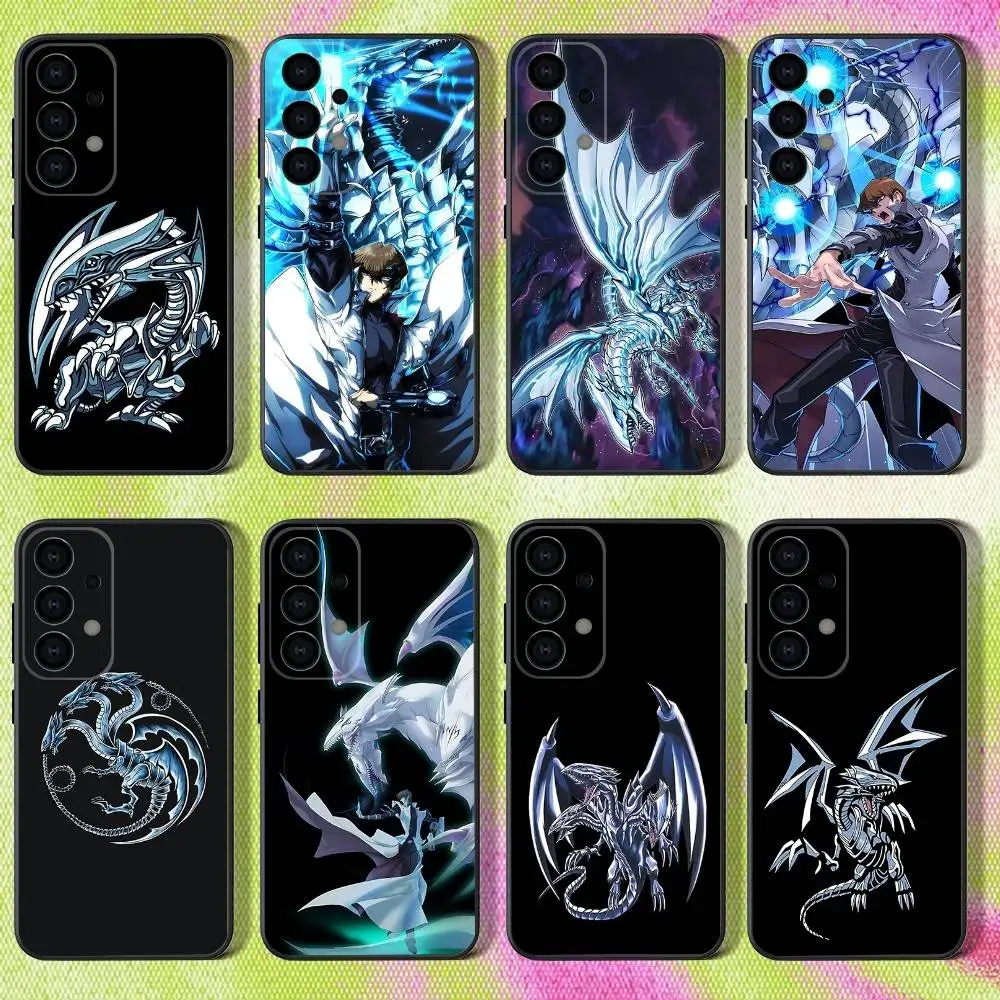 

Phone Case For Samsung S25,S24,S21,S22,S23,S30,Ultra,S20,Plus,Fe,Lite,Note,10,9,Game Blue-Eyes White D-Dragon 5G Black Cover