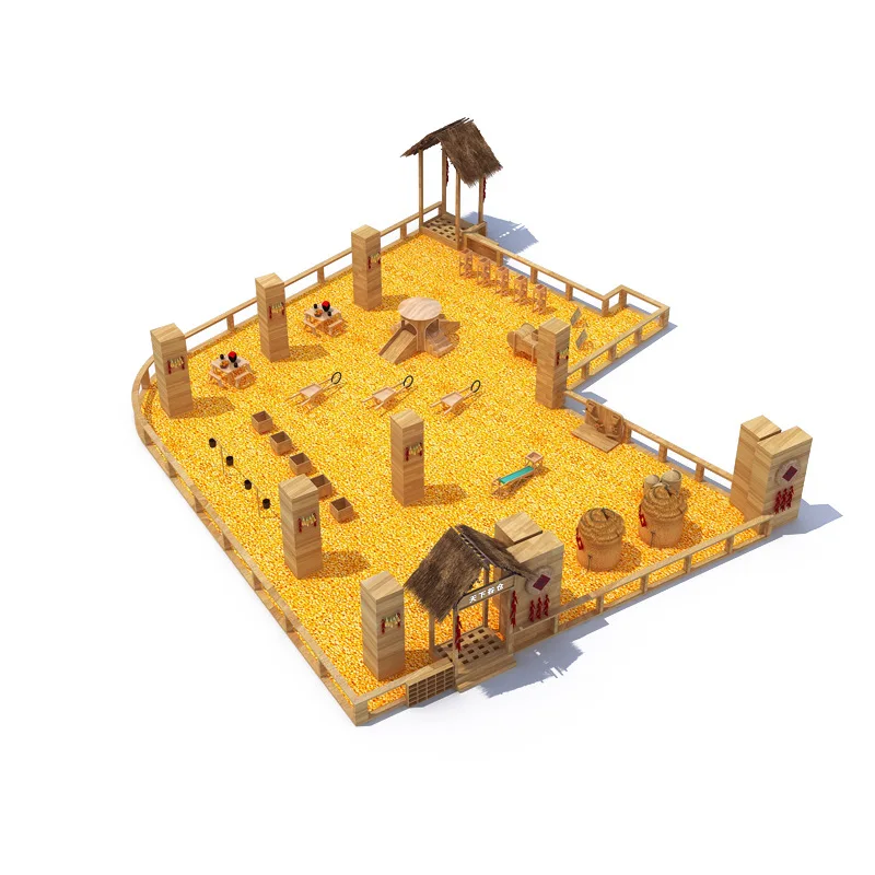

Naughty castle children's playground Ocean, farm threshing field Children's educational play scene experience customizable