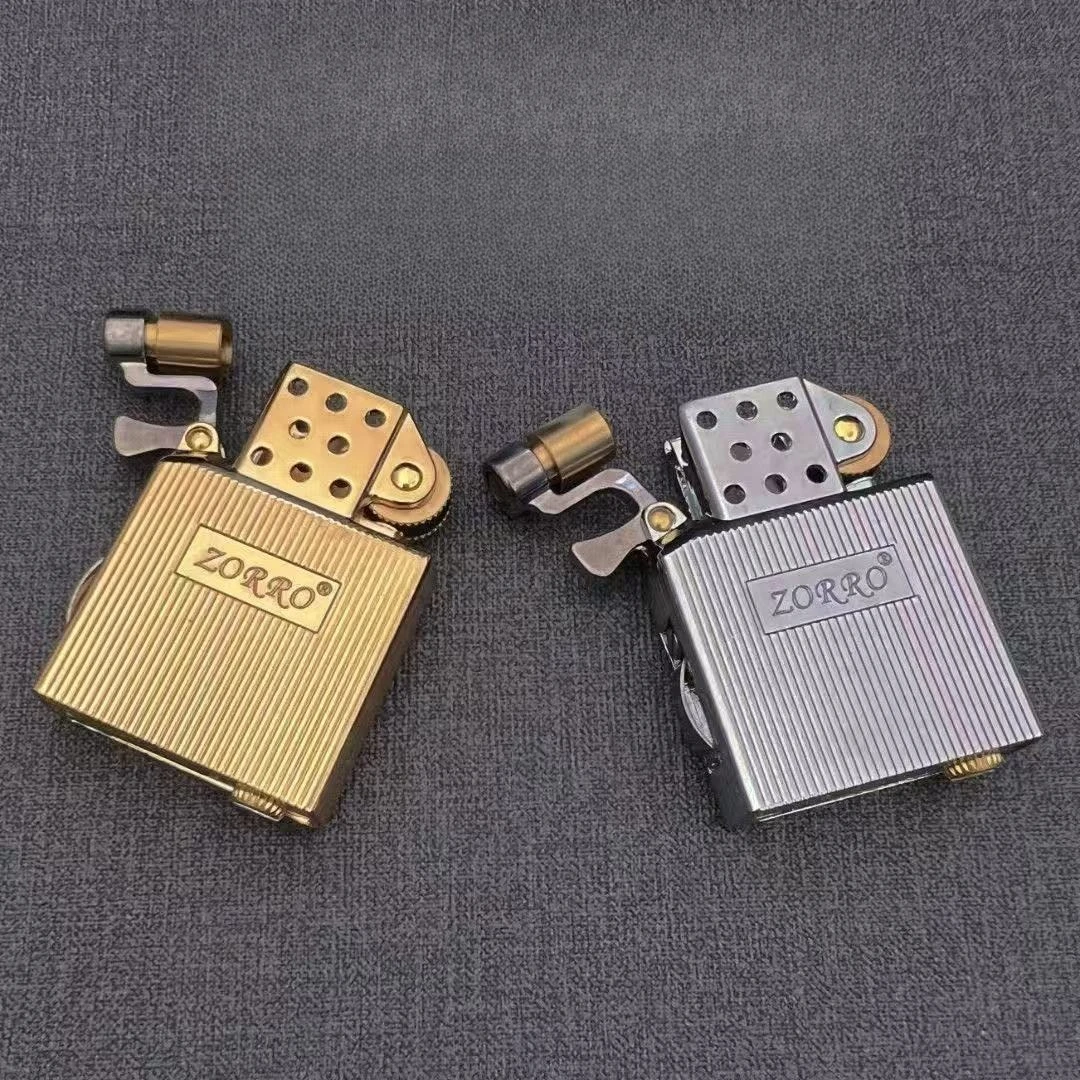 ZORRO Metal Lighter Oil & Gas Insert For 902 902s 912 912s Windproof Oil Tank 8 Windproof Holes Upgrade Sharp Fire Wheel Insert
