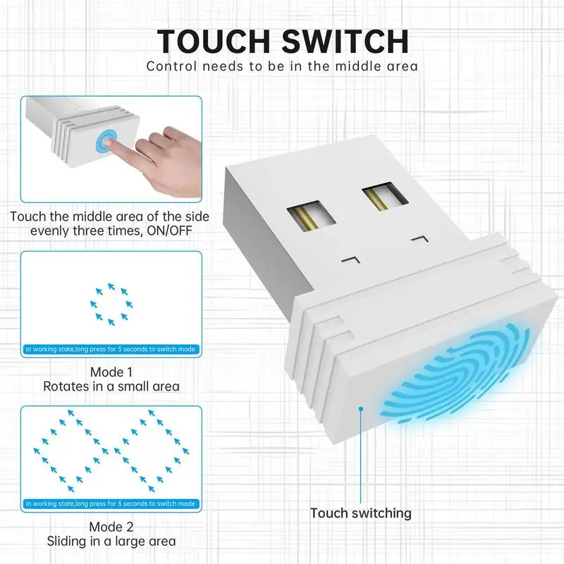 USB-переключатель для мыши с сенсорным переключением