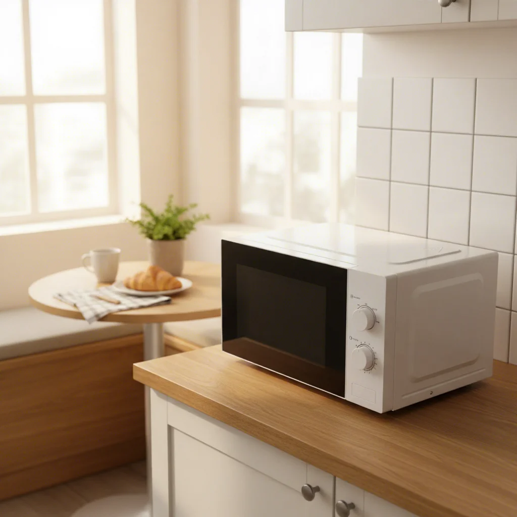 Electric Digital 23L Stainless Steel Microwave Oven with Sensor Cooking and Keep Warm Function for Household Use