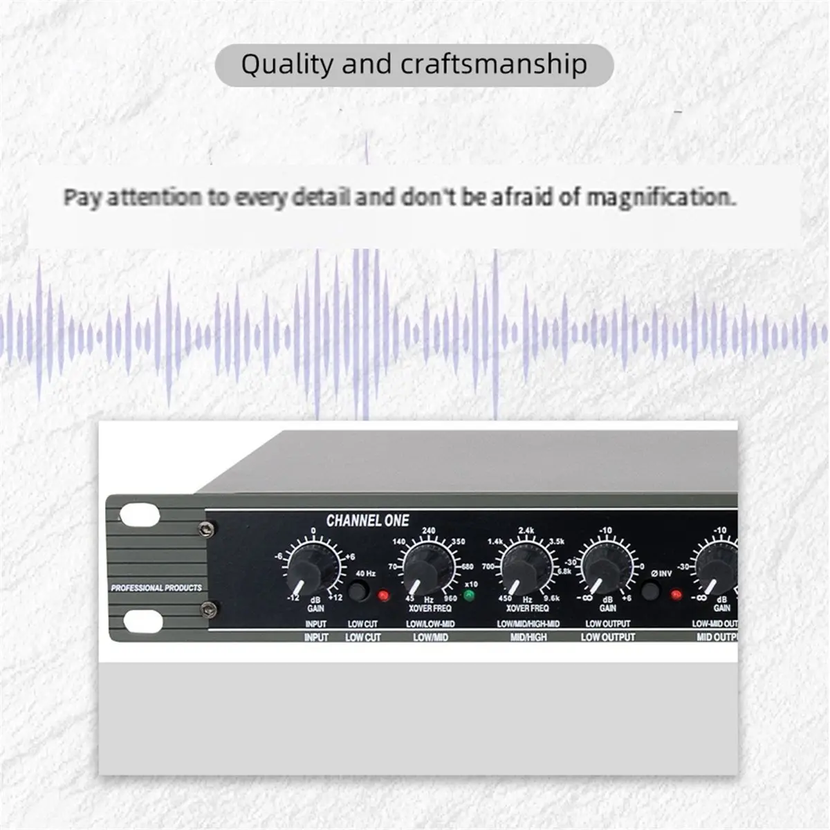 AA2264 Superior Professional Audio Peripheral Equipment Stereo 2/3 Channels 234XL Mono 4 Channels Electronic Frequency Divider E
