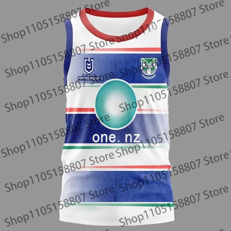 2026 Summer Men's Bestseller New Zealand Warriors Rugby Training Vest for Both Men and Women, A Sports Quick-drying Vest