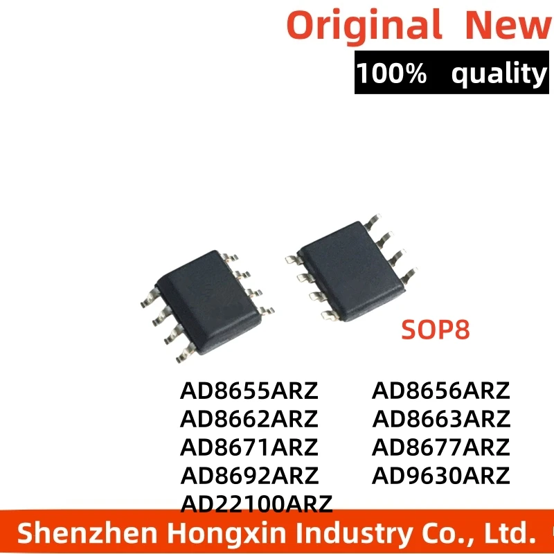 1 piece AD8655ARZ 8656 8662 8663 8671 8677 8692 9630 22100AR SOP8 amplifier