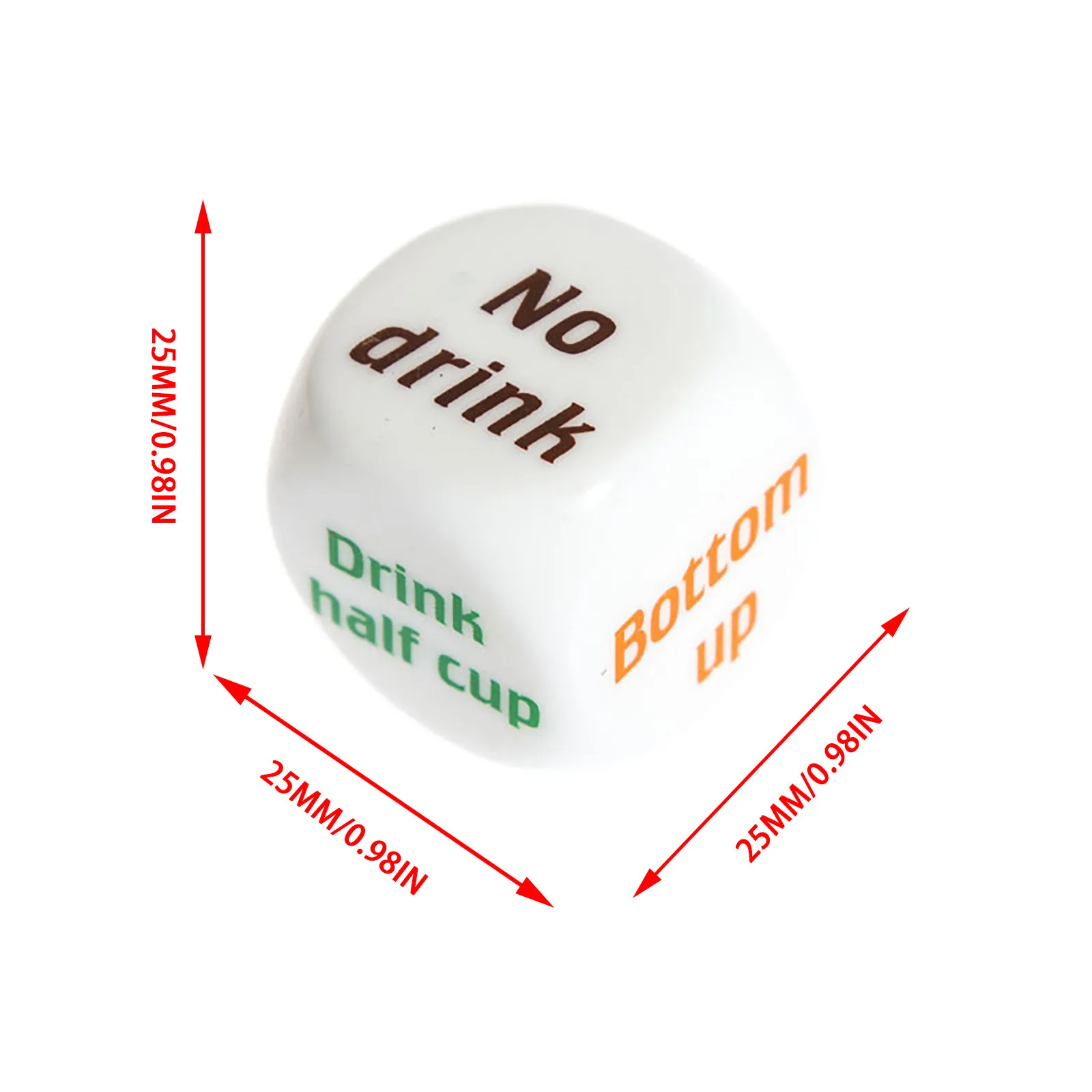 English Drinking Dice Creative English Dice Drinking Party Game Props Party Games Game Command Props