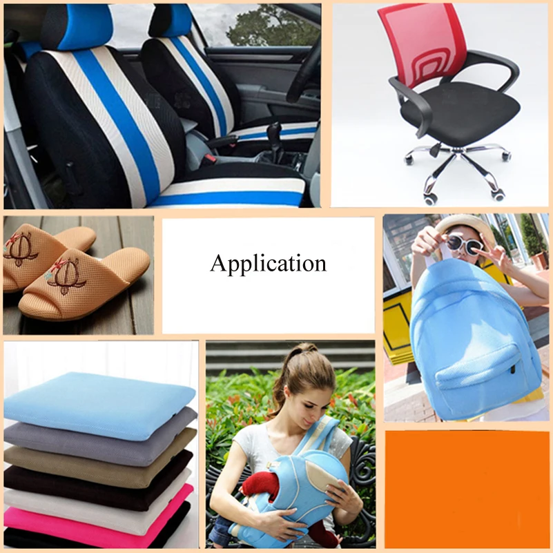 3D Air Mesh Sandwich Hollow Breathable Inter Layer for Sewing Bags Car Seat Covers by Meters