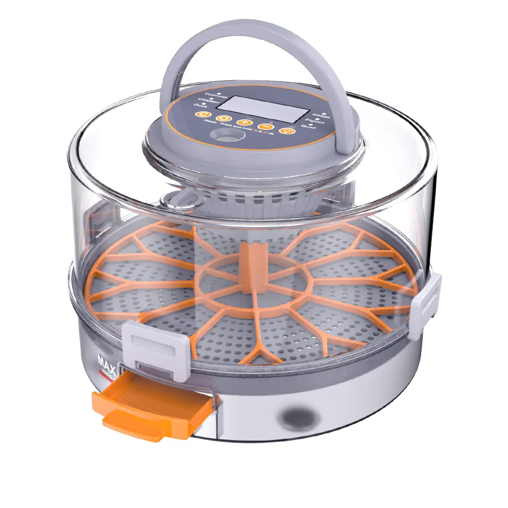 

Pet Breeding Box Egg Incubator with Automatic Egg Turning and Humidity Control for Quail Chickens Duck Goose