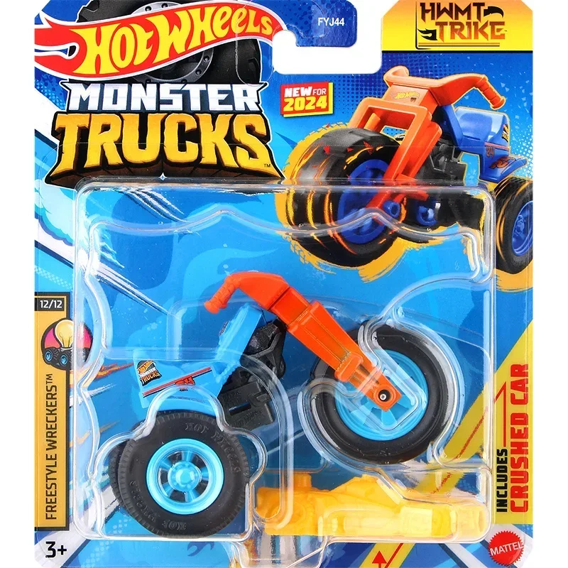 Original Hot Wheels Car 1/64 Diecast Monster Truck Ninja Turtles Steer Clear Vehicle Model Toys for Boy Collection Birthday Gift